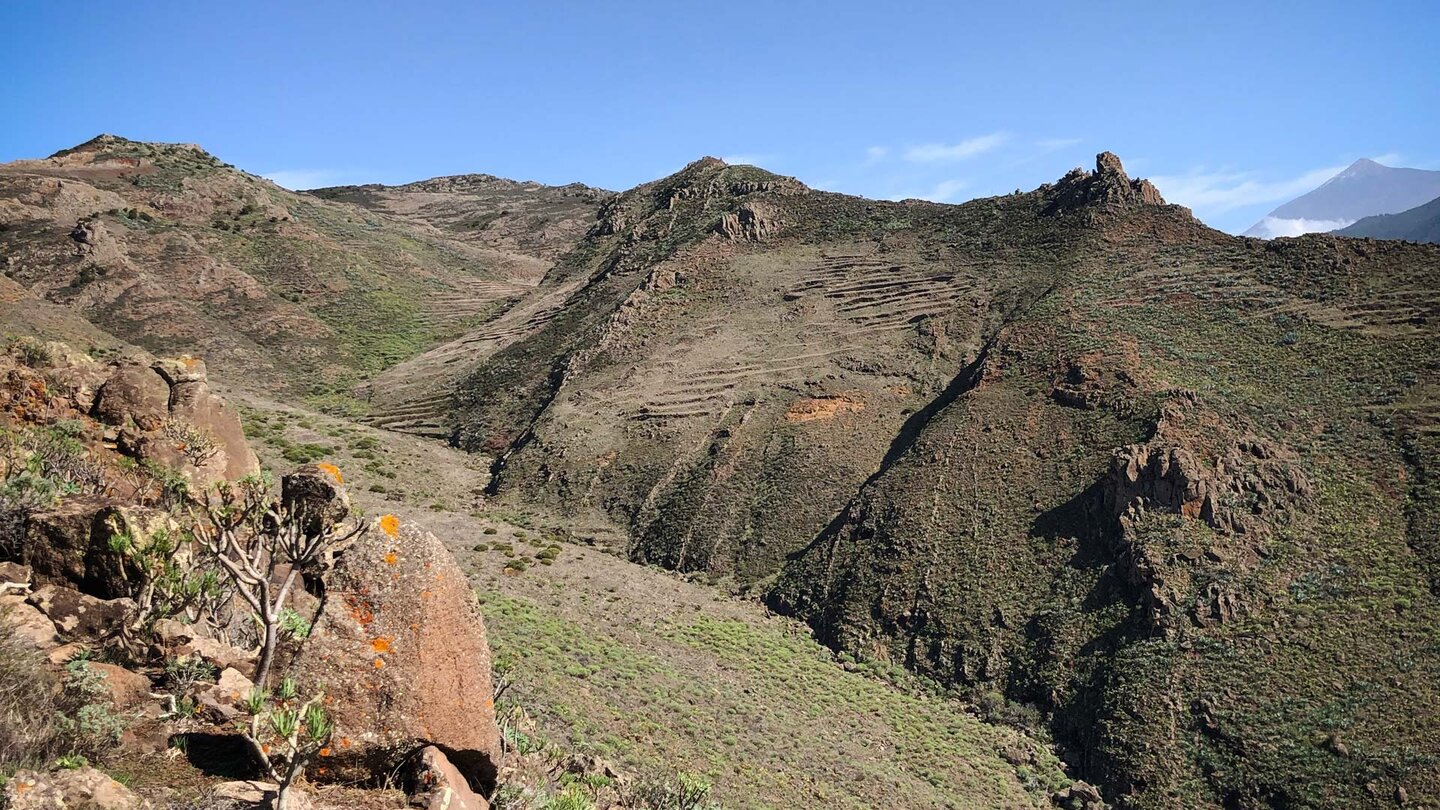 das Teno-Gebirge auf der Rundwanderung um Teno Alto