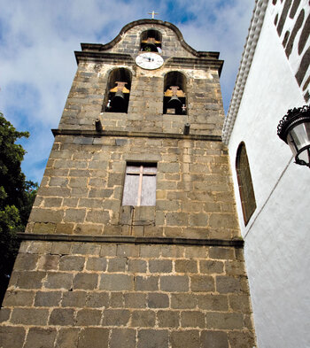 Turm der Kirche Nuestra Señora de Los Remedios in Los Llanos de Aridane