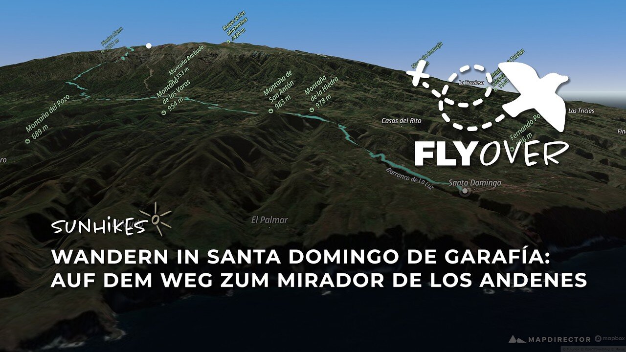 Ultimative Bergprüfung auf La Palma: Der Weg zum Mirador de Los Andenes im 3D-Flyover