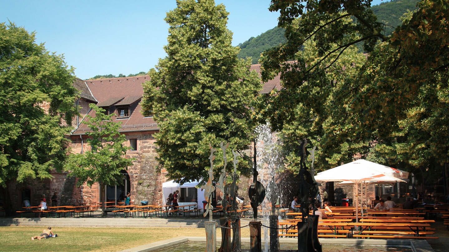 Innenhof des Marstall in Heidelberg Innenhof des Marstall in Heidelberg