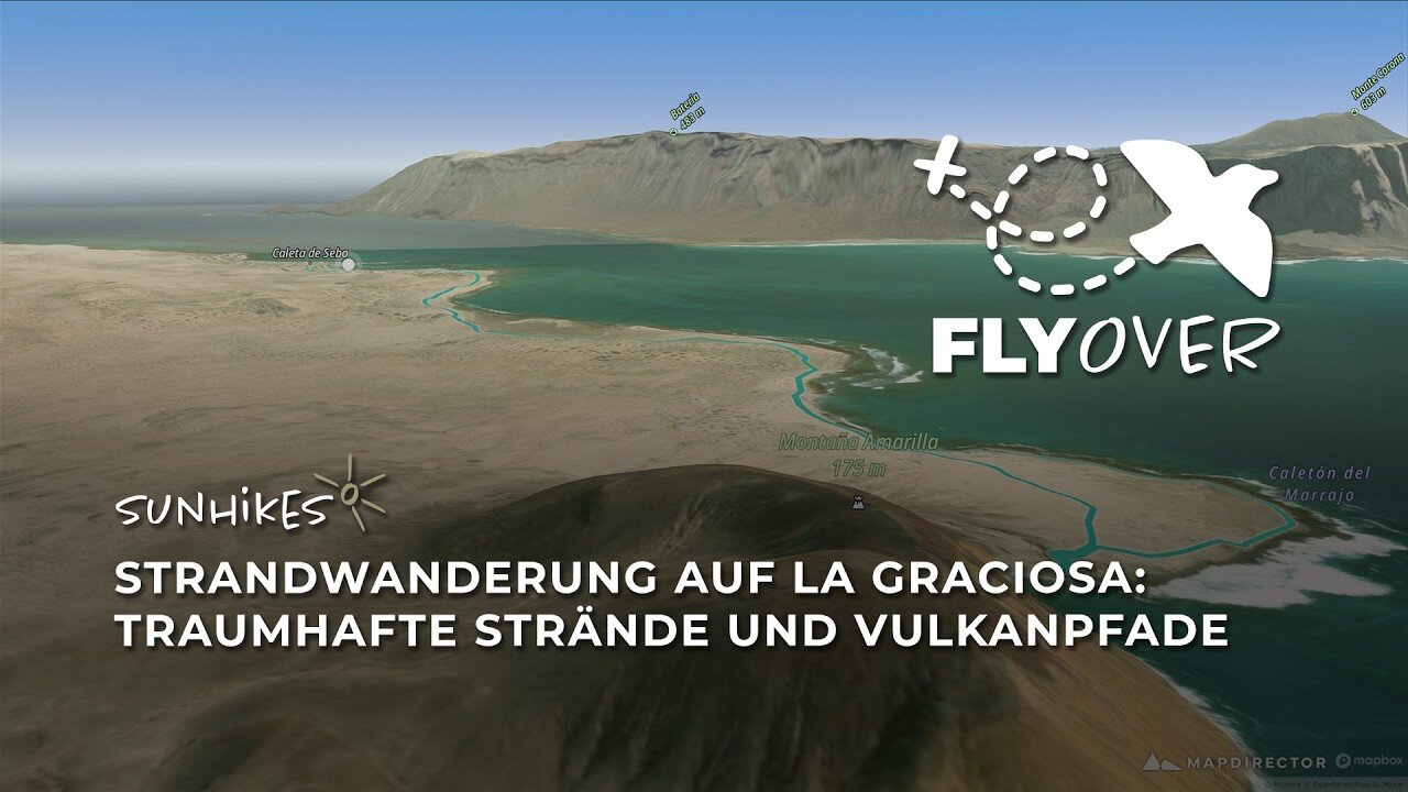 Strandwanderung La Graciosa – Flyover