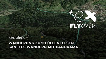 Wanderung zum Füllenfelsen – Flyover