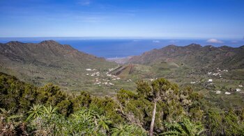 Ausblick auf das weite Tal von El Palmar mit dem markanten Montaña El Palmar