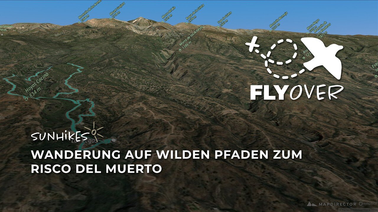 Wilde Schluchten und gewaltige Felsklippen bei Las Vegas (3D-Flyover Video)