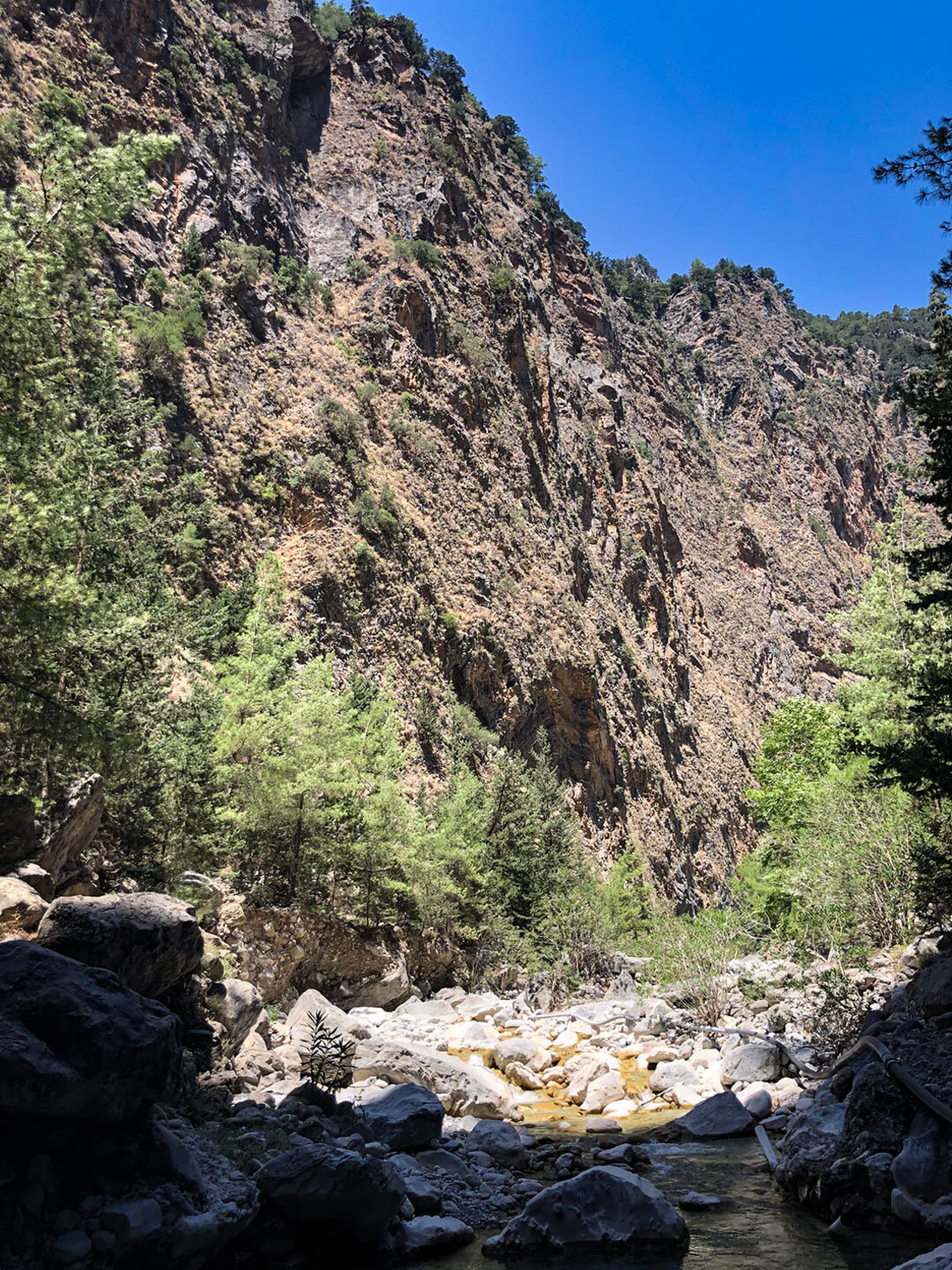 die Samaria-Schlucht gilt als eine der längsten Schluchten Europas die Samaria-Schlucht gilt als eine der längsten Schluchten Europas