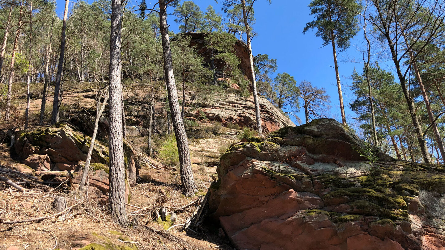 Wanderung unterhalb des Wachtfels