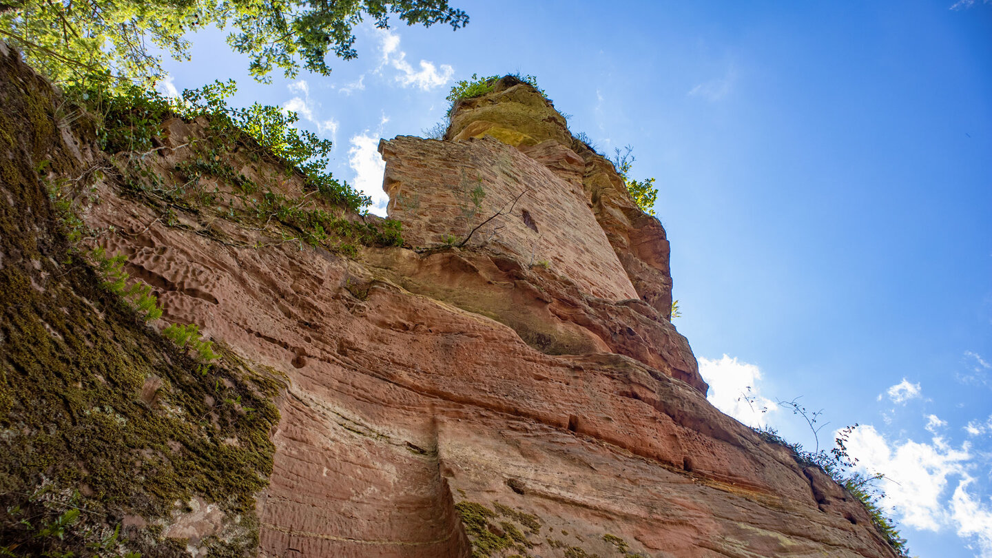 bei der Umwanderung der Burgruine Froensburg entdeckt man vereinzelte Mauerreste