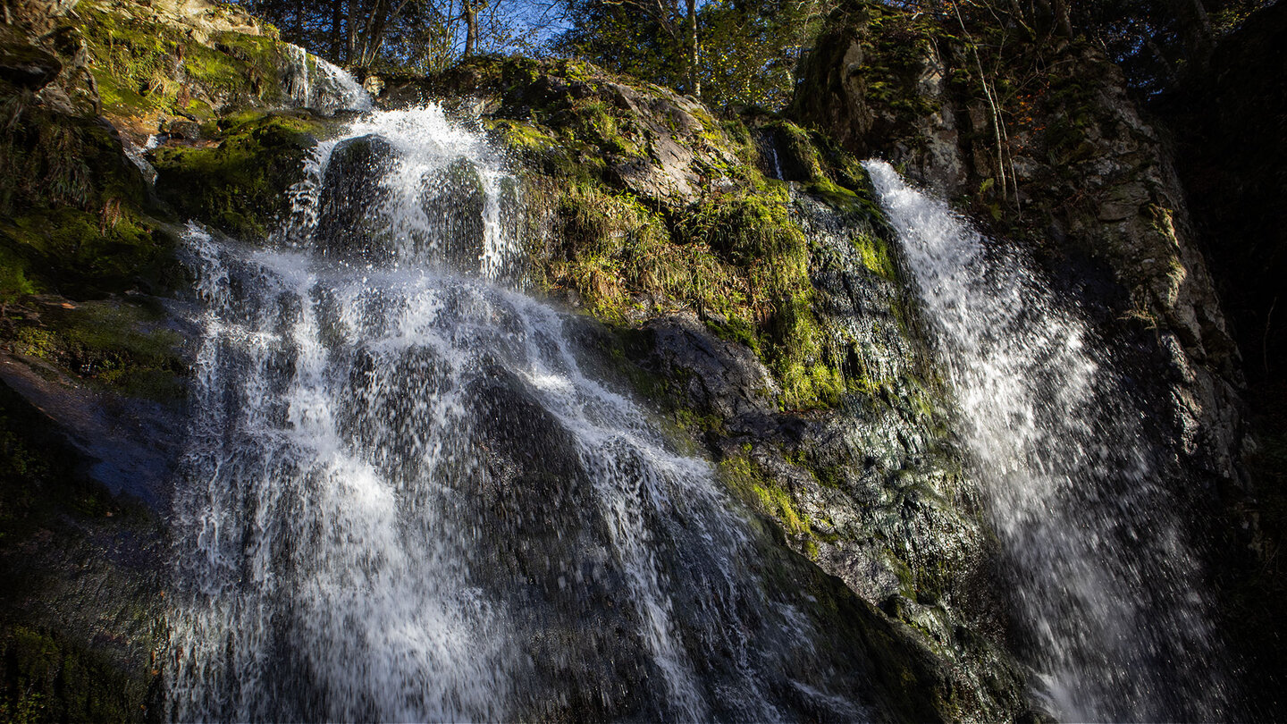 Wasserfall Cascade du Heidenbad in den Vogesen