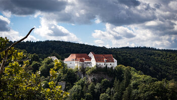Burganlage der Burg Wildenstein im oberen Donautal