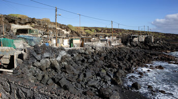 Fischerhütten am Hafen El Puertito de Güímar