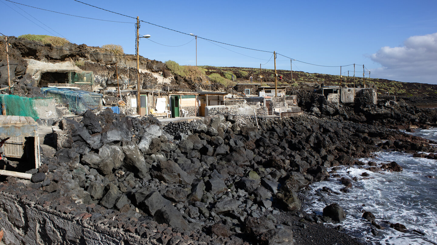 Fischerhütten am Hafen El Puertito de Güímar