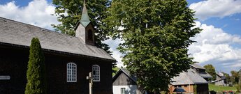 Kapelle St. Pantaleon auf dem Hochplateau von Blasiwald-Althütte