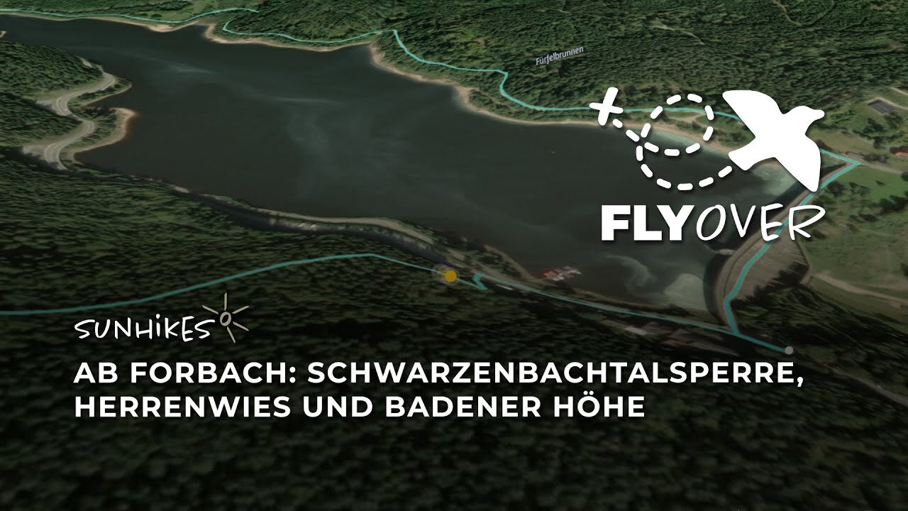 Aussichtsreiche Wanderung bei Forbach: Schwarzenbachtalsperre, Herrenwies und Badener Höhe – Flyover
