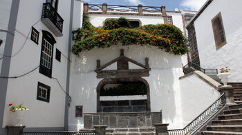 ein öffentlicher Brunnen an der Plaza de España in Santa Cruz de La Palma