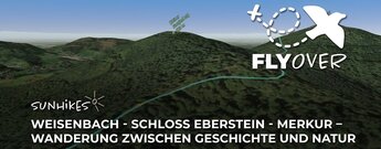 Von Weisenbach übers Schloss Eberstein zum Merkur – Flyover
