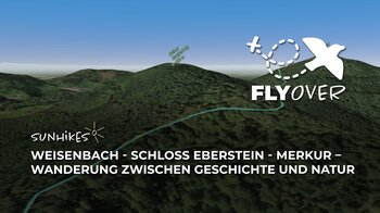 Von Weisenbach übers Schloss Eberstein zum Merkur – Flyover