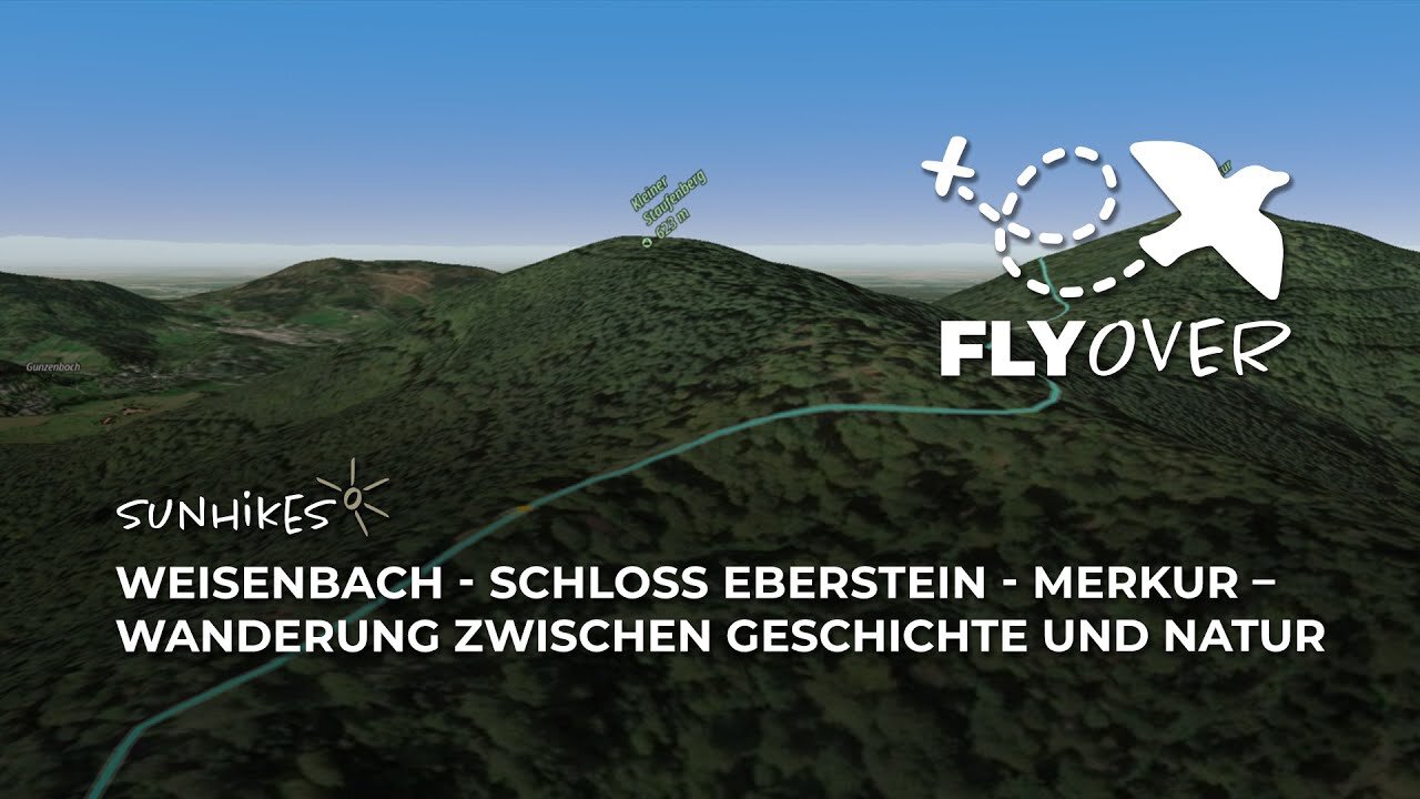 Von Weisenbach übers Schloss Eberstein zum Merkur – Flyover