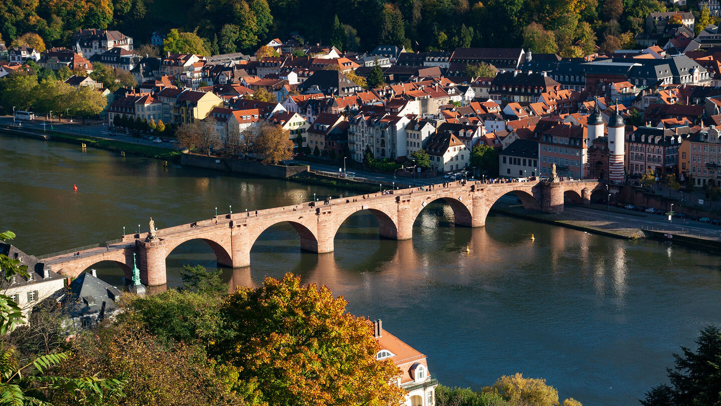 die Alte Brücke vor der Heidelberger Altstadt die Alte Brücke vor der Heidelberger Altstadt