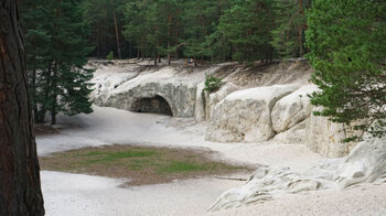 Sandhöhlen im Naturpark Harz