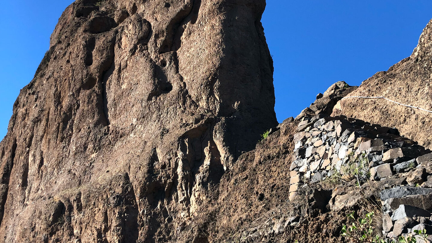 Treppe am Roque Bentayga