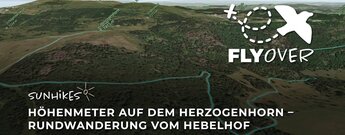 Höhenmeter auf dem Herzogenhorn: Rundwanderung ab Hebelhof im Südschwarzwald – Flyover