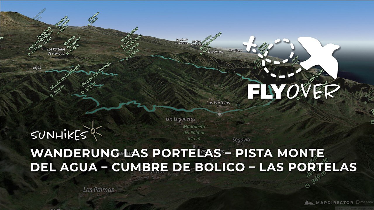 Atemberaubender Rundflug über die Nebelwälder und Berggrate des Teno-Gebirges – Teneriffa (Flyover)