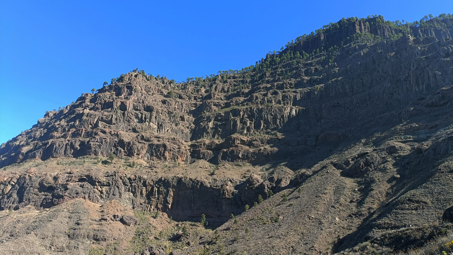 Treppen der Llanos del Viso bei La Aldea de San Nicolás
