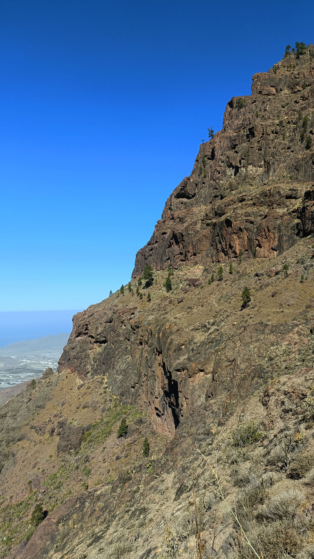 Wanderweg entlang der Montana del Viso
