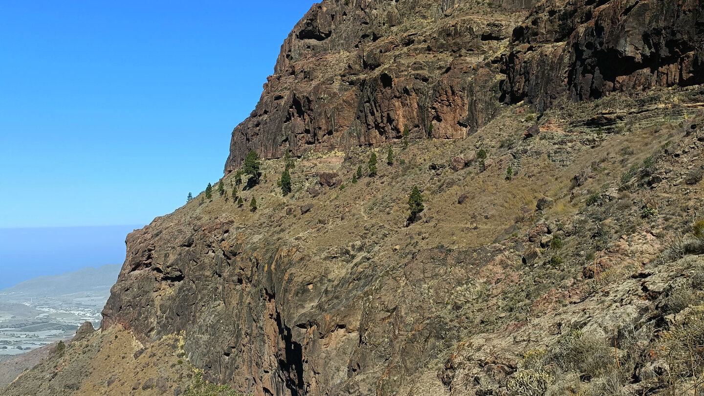 Wanderweg folgt der Llanos del Viso