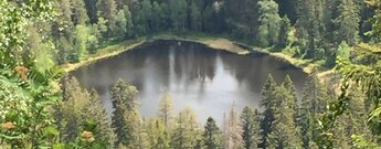 Der Schurmsee ein Karsee im Schwarzwald