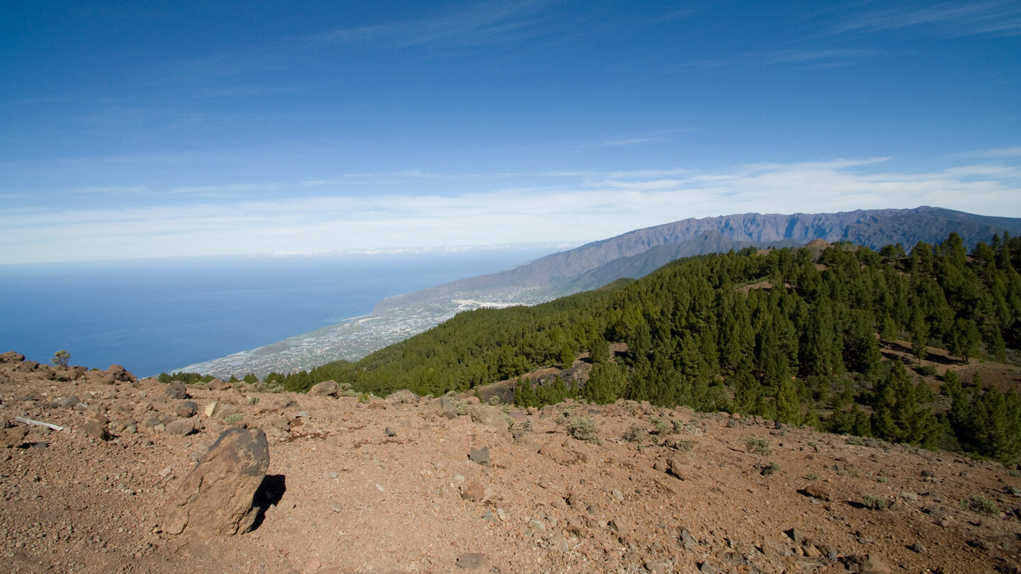 Panorama auf Caldera de Taburiente und Aridane-Tal