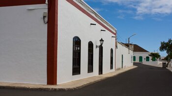 typische Häuserfront in Guatiza auf Lanzarote