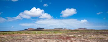 der GR 131 verläuft entlang der Vulkankette Volcanes de Bayuyo und dem Calderon Hondo