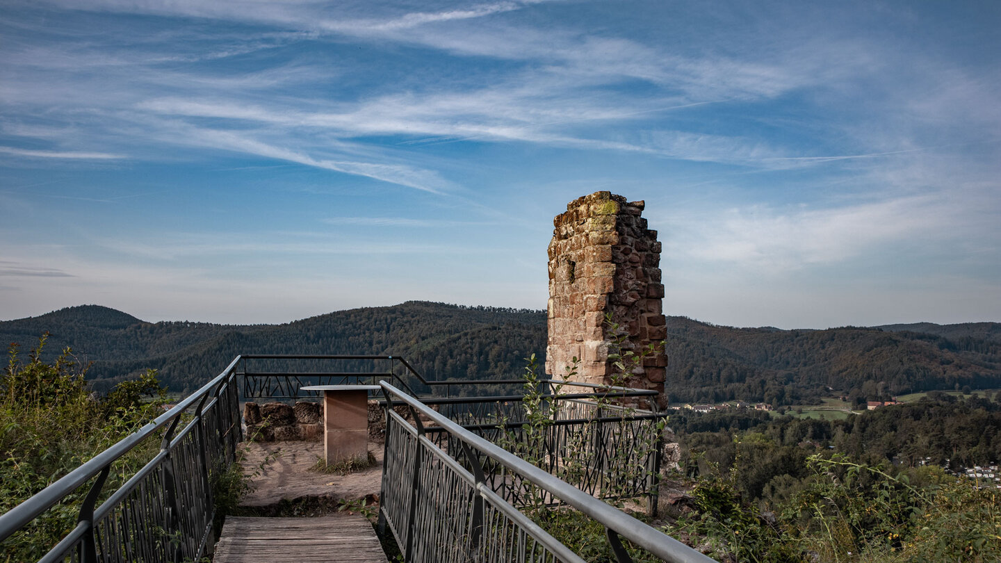 Aussichtsplattform mit fabelhafter Aussicht auf Baerenthal