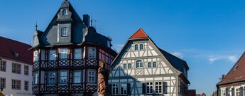 Marktplatz in der Heppenheimer Altstadt