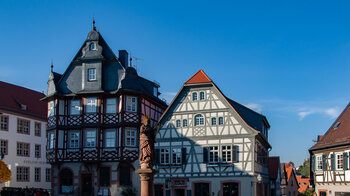 Marktplatz in der Heppenheimer Altstadt