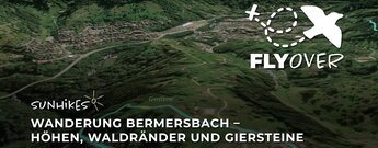 Wanderung Bermersbach: Höhen, Waldränder und Giersteine – Flyover