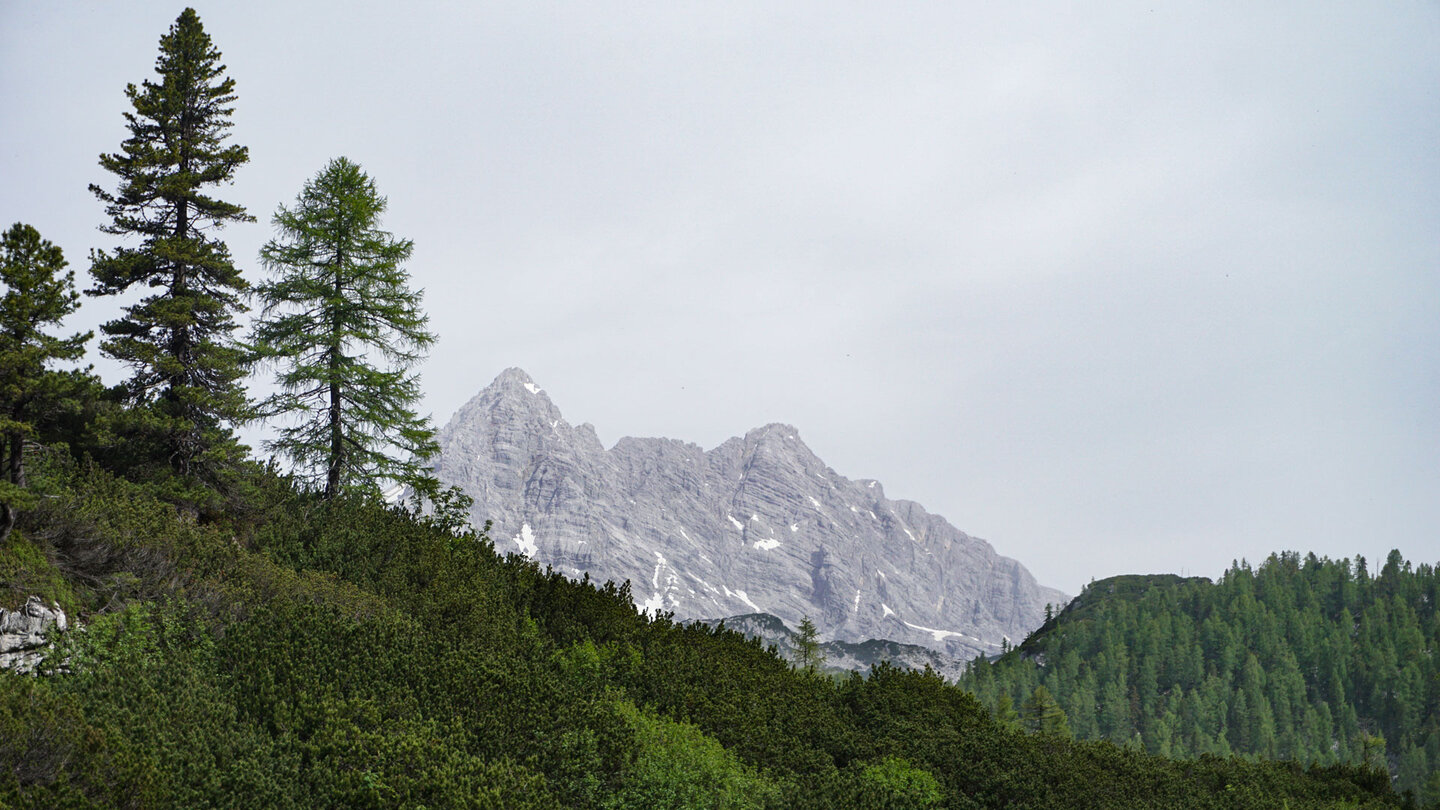 erster Blick auf den imposanten Watzmann erster Blick auf den Watzmann