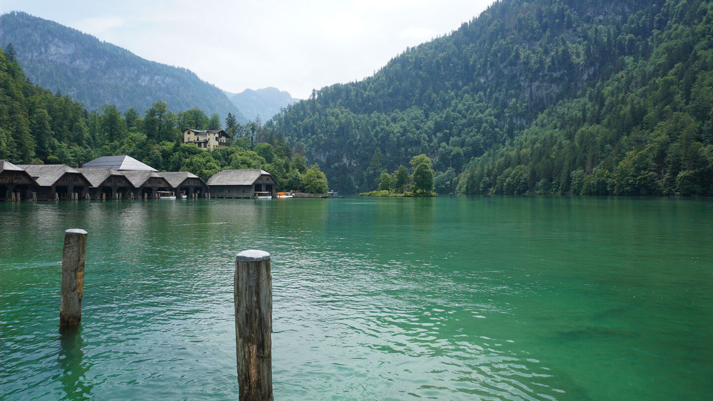 rustikale Bootshäuser am Königssee in Schönau Bootshäuser am Königssee in Schönau