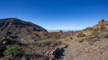 Blick vom Wanderweg zum Montaña Tauro