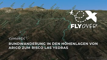 Anspruchsvolle Höhenroute über die Steilklippen von Arico auf Teneriffa (Flyover Video)