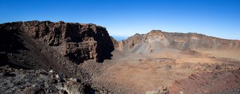 der farbenprächtige Vulkankrater des Pico Viejo ist ein Höhepunkt der Wanderung