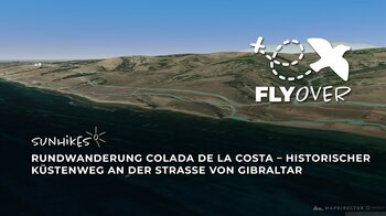 Faszination Colada de la Costa: 3D-Flyover der Rundroute bei Tarifa