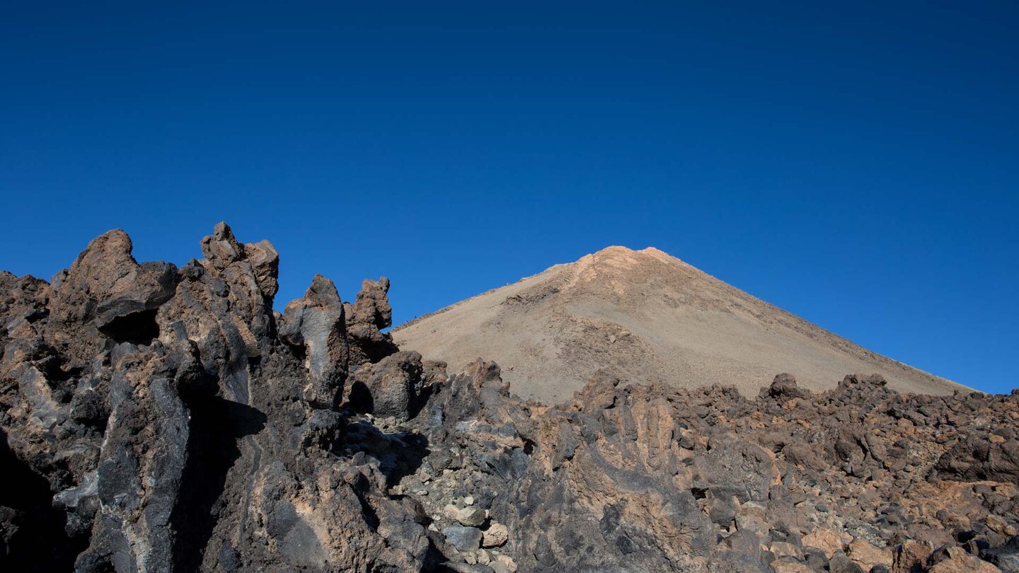 der Teide vom Wanderweg 11 Mirador de la Fortaleza