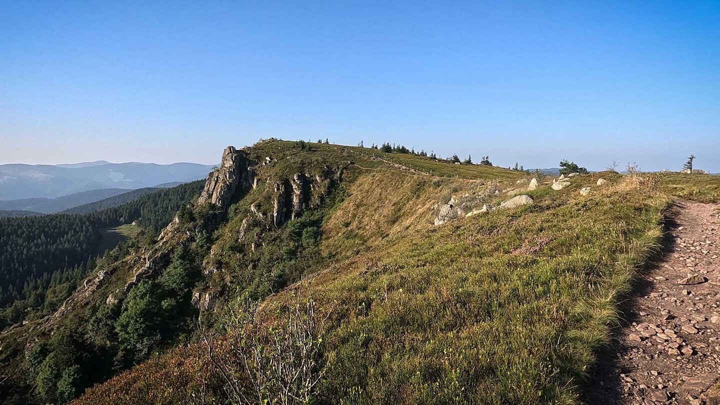 Blick Richtung des Ringbuhlkopf