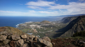 Ausblick vom Roque Marrubio auf Buenavista