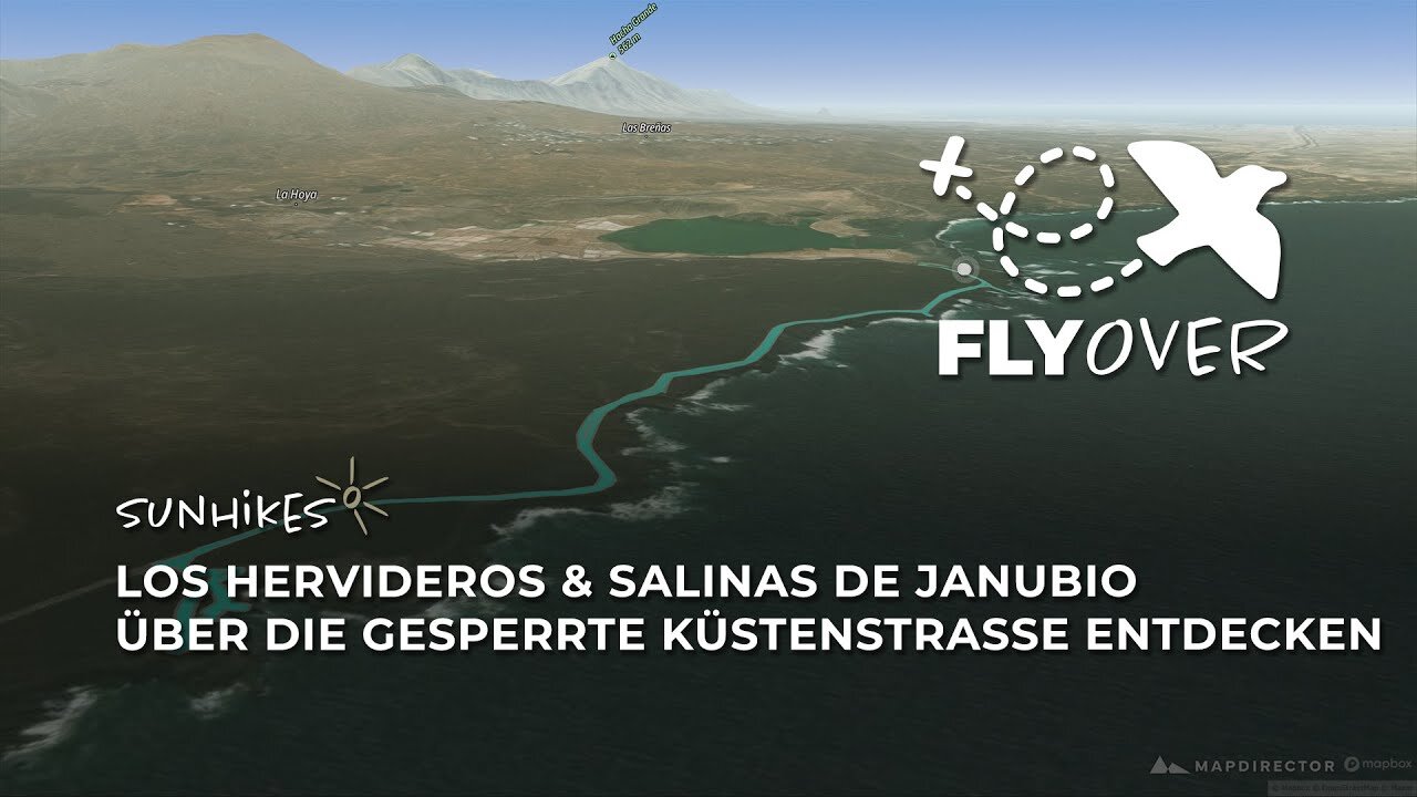 Wanderung Los Hervideros & Salinas de Janubio auf Lanzarote – Flyover