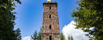 Haberer Turm auf dem 692 Meter hohen Kreuzkopf im nördlichen Schwarzwald