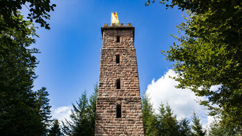 Haberer Turm auf dem 692 Meter hohen Kreuzkopf im nördlichen Schwarzwald