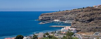 der Hafen von Playa de Santiago auf La Gomera